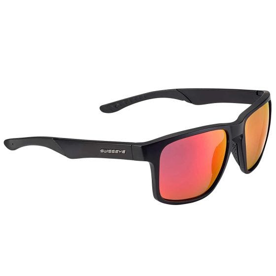 Swiss Eye Life Aurinkolasit - Smoke BR Revo -linssi / musta matta/musta kehys