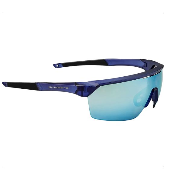 Swiss Eye Sprint RX Aurinkolasit - Smoke BW Linssi / Crystal Tummansininen Matta / Musta Kehys