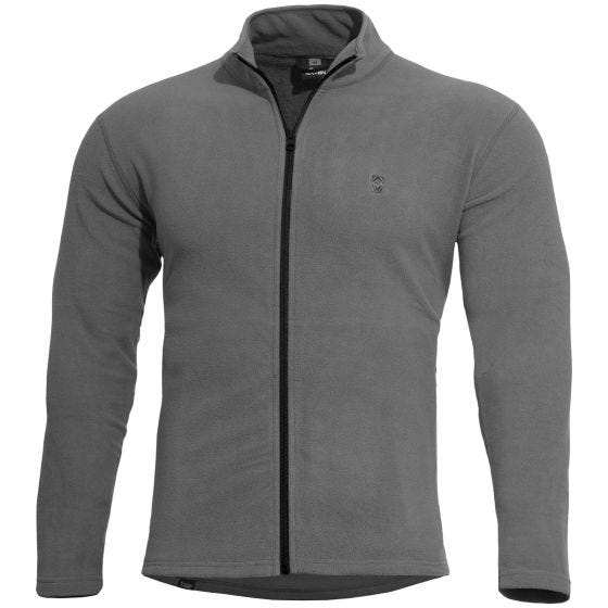 TAC MAVEN ELK Fleece-collegepusero - Wolf Grey/Musta