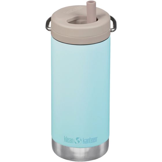 Klean Kanteen TKWide 355ml Termospullo Twist Cap w/Straw - Blue Tint