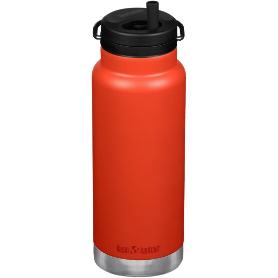 Klean Kanteen TKWide Termospullo 946 ml Twist Cap w/Straw - Tiger Lilly