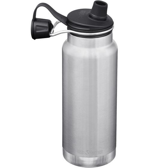 Klean Kanteen TKWide Chug Cap Termospullo 946 ml - Harjattu Ruostumaton