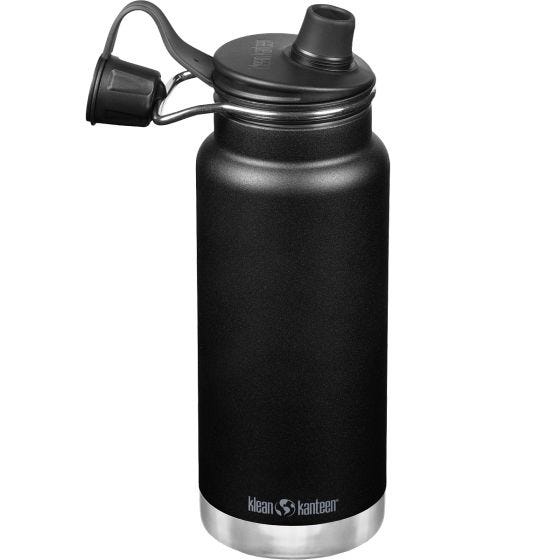 Klean Kanteen TKWide Termospullo 946 ml Chug Cap - Musta
