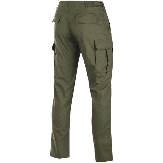 Teesar US BDU Housut Ripstop SlimFit - Oliivi