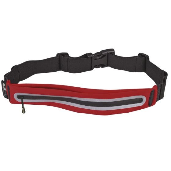 Ultimate Performance Ease Runners Expandable Vyötärölaukku - Red/Reflective