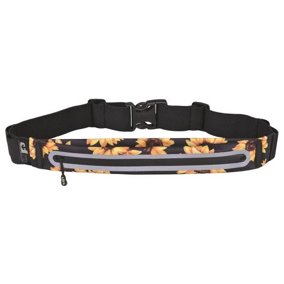 Ultimate Performance Ease Runners Expandable Vyötärölaukku - Sunflower/Reflective