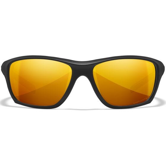 Wiley X WX Aspect Silmälasit - Captivate Polarized Bronze Mirror Lens / Matte Black Frame