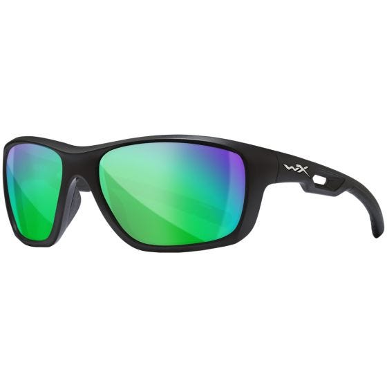 Wiley X WX Aspect Silmälasit - Captivate Polarized Green Mirror Lens / Matte Black Frame