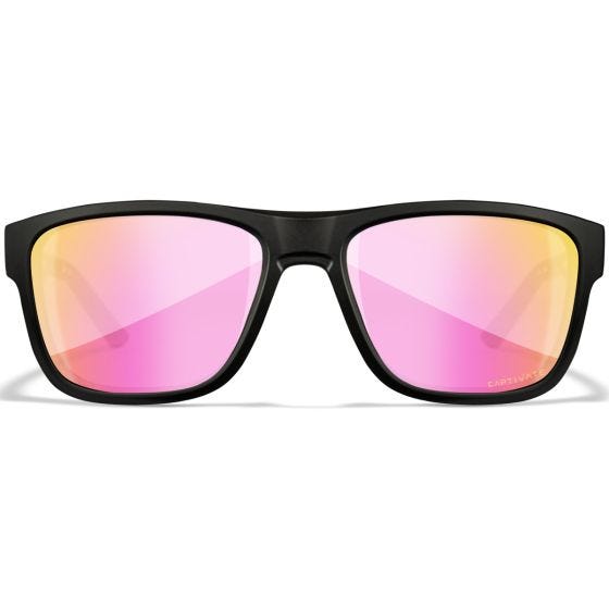Wiley X WX Ovation Silmälasit - Captivate Polarized Rose Gold Mirror Lenses / Matte Black Frame