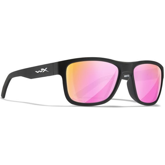 Wiley X WX Ovation Silmälasit - Captivate Polarized Rose Gold Mirror Lenses / Matte Black Frame