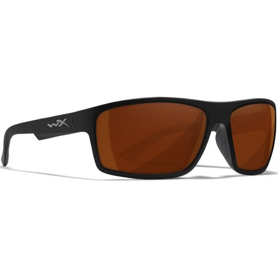 Wiley X WX Peak Silmälasit - Captivate Polarized Copper Lenses / Matte Black Frame