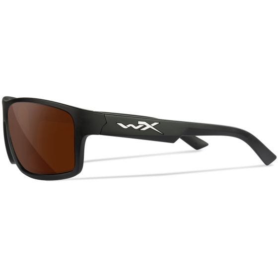Wiley X WX Peak Silmälasit - Captivate Polarized Copper Lenses / Matte Black Frame