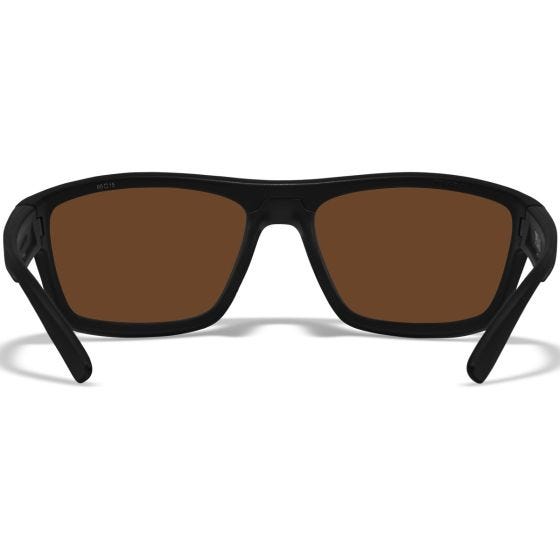 Wiley X WX Peak Silmälasit - Captivate Polarized Copper Lenses / Matte Black Frame