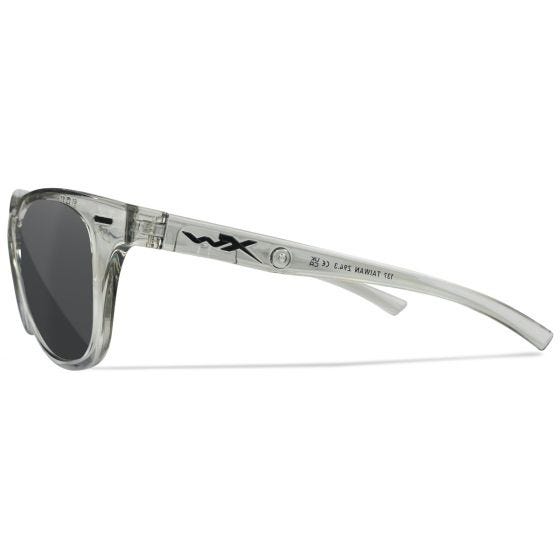 Wiley X WX Ultra Silmälasit - Captivate Polarized Grey Lenses / Gloss Crystal Light Grey Frame