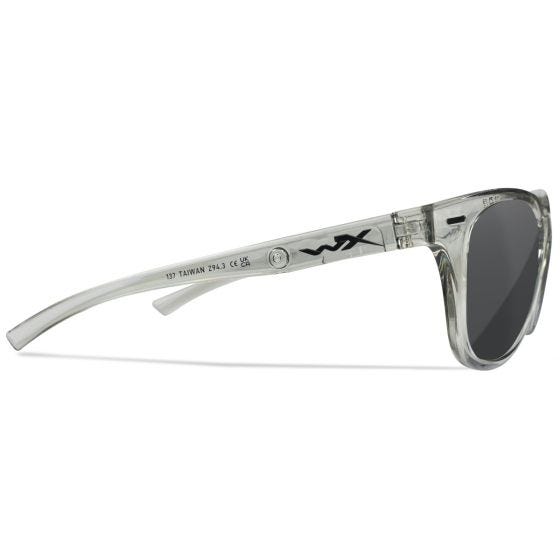Wiley X WX Ultra Silmälasit - Captivate Polarized Grey Lenses / Gloss Crystal Light Grey Frame