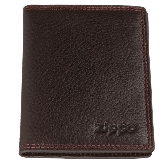 Zippo Credit Card Kaksitaitoksinen lompakko - Ruskea