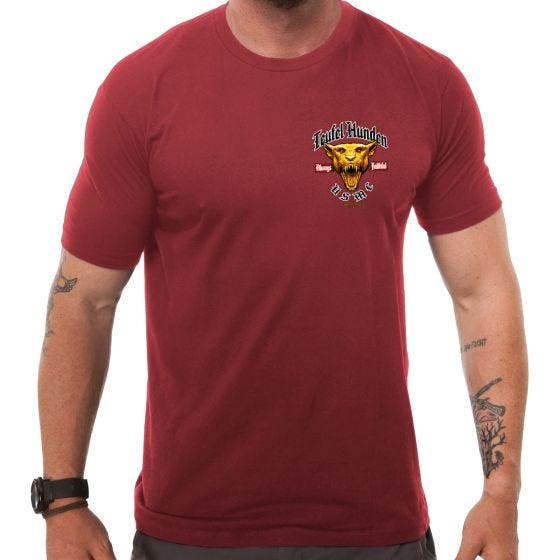 7.62 Design USMC Devil Dog T-paita Punainen