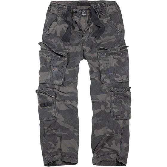 Brandit Pure Vintage Housut - Dark Camo