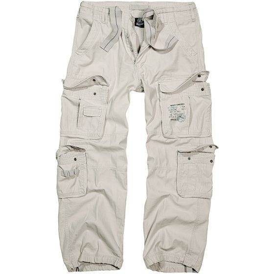 Brandit Pure Vintage Housut - Old White