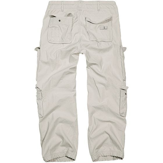Brandit Pure Vintage Housut - Old White