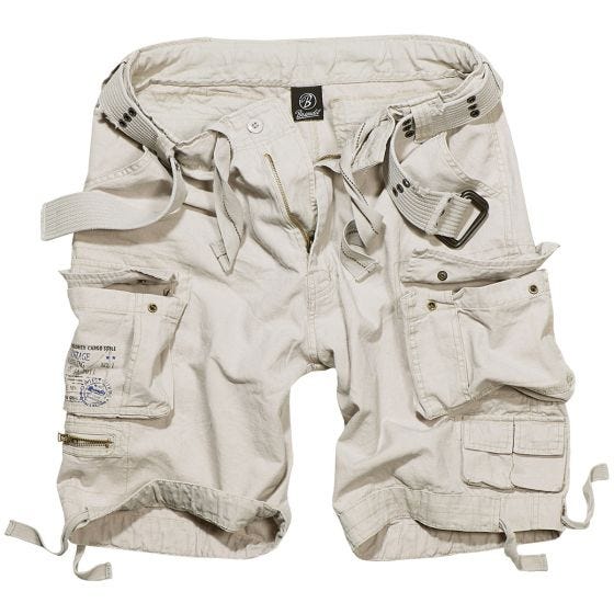 Brandit Savage Vintage Shortsit - Old White