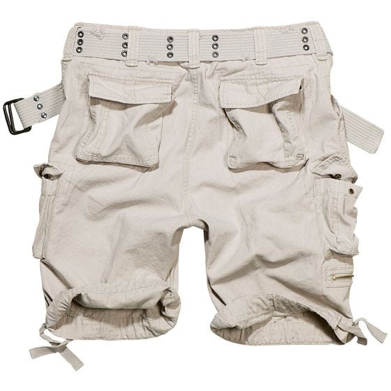 Brandit Savage Vintage Shortsit - Old White