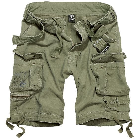 Brandit Savage Vintage Shortsit - Oliivi