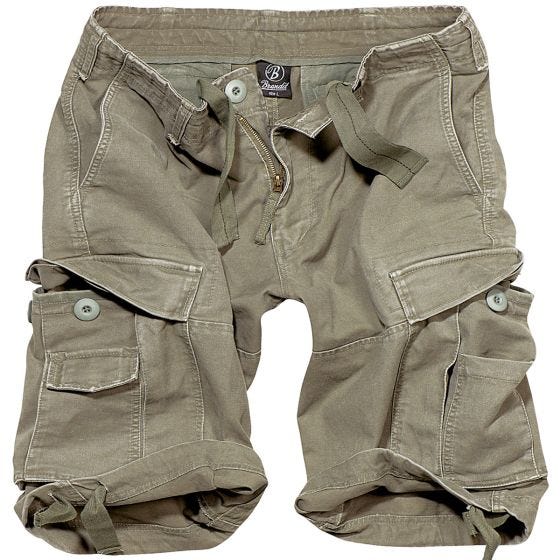Brandit Vintage Classic Shortsit - Oliivi