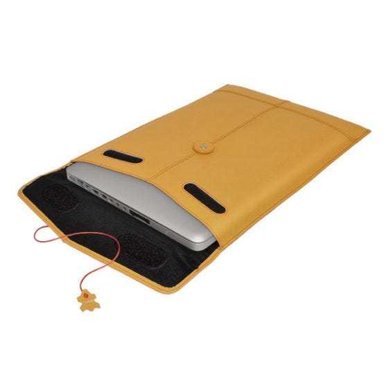Civilian Pro Manila-15 MacBook Pro 15" Laptop-nahkakotelo Mango