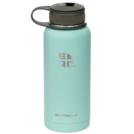 Earthwell Kewler Opener Tyhjiöpullo 946 ml Aqua Blue