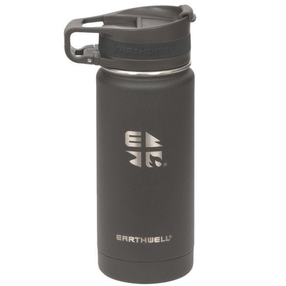 Earthwell Roaster Loop Tyhjiöpullo 473 ml Volcanic Black