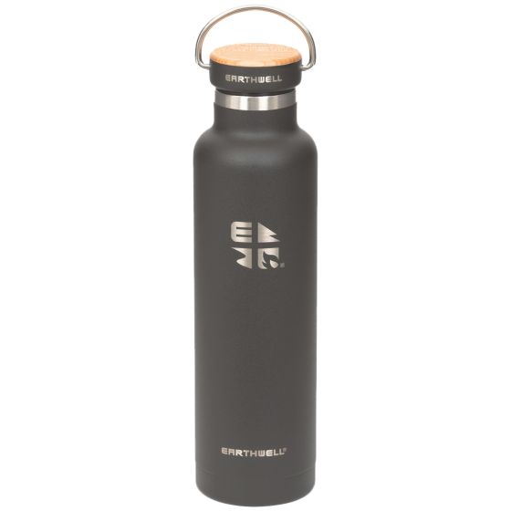 Earthwell Woodie Tyhjiöpullo 650 ml Pine/Volcanic Black