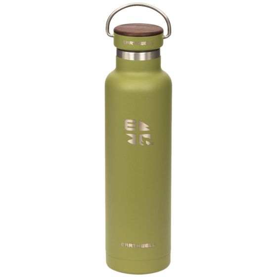 Earthwell Woodie Tyhjiöpullo 650 ml Walnut/Sequoia Pine