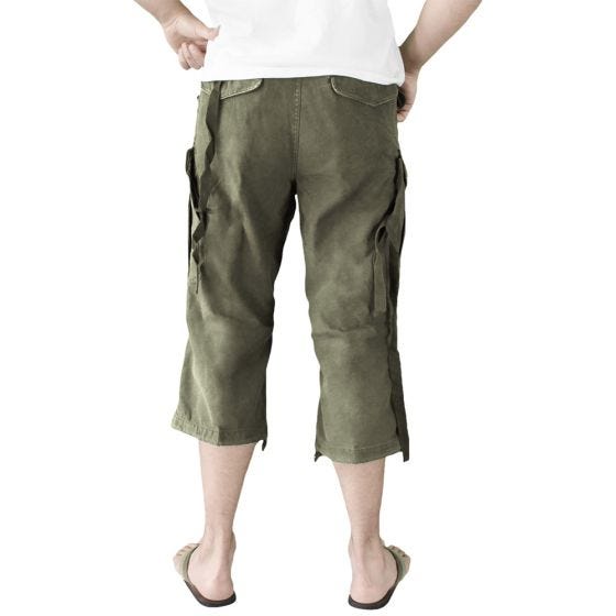 Surplus Engineer Vintage 3/4-pituiset Shortsit - Oliivi