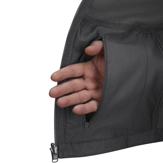 Propper Täysvetoketjullinen Tech-collegepusero Hiili