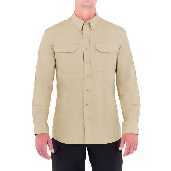 First Tactical Specialist Tactical Pitkähihainen Paita Miesten Khaki