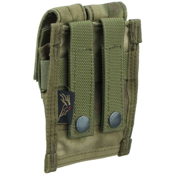 Flyye MOLLE Kaksoispatruunatasku 9 mm - A-TACS FG