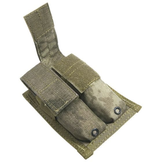 Flyye MOLLE Kaksoispatruunatasku 9 mm - A-TACS AU