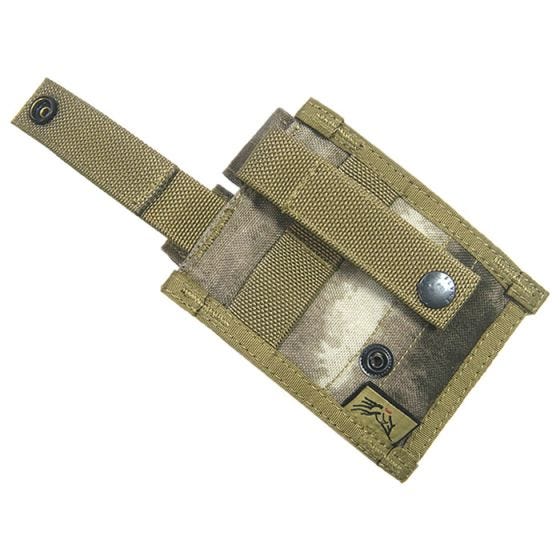 Flyye MOLLE Kaksoispatruunatasku 9 mm - A-TACS AU