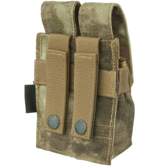 Flyye Ver. FE Kaksoispatruunatasku MOLLE 9 mm - A-TACS AU