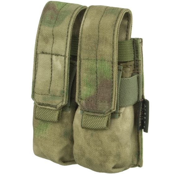 Flyye Ver. FE Kaksoispatruunatasku MOLLE 9 mm - A-TACS FG