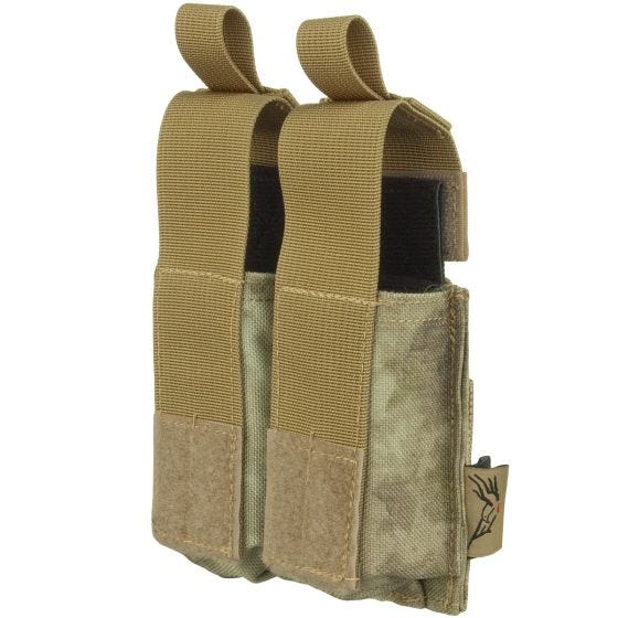 Flyye Ver. HP Kaksoispistoolipatruunatasku MOLLE 9 mm - A-TACS AU