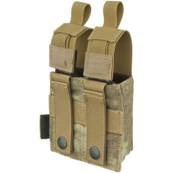 Flyye Ver. HP Kaksoispistoolipatruunatasku MOLLE 9 mm - A-TACS AU