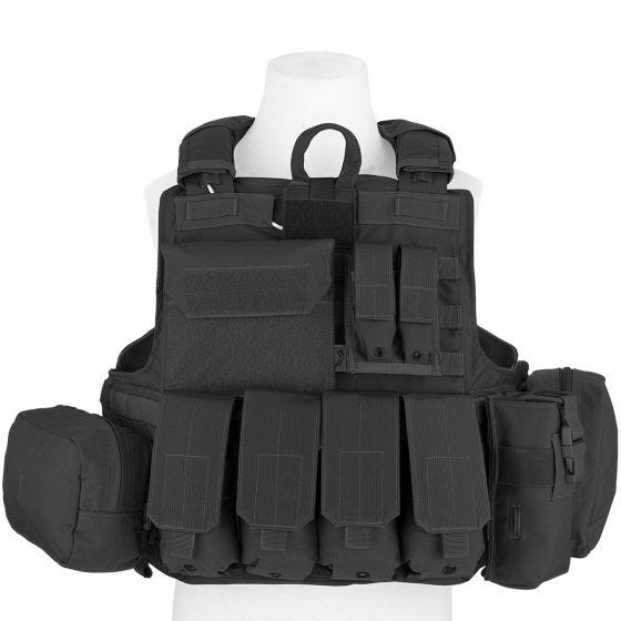 Flyye Force Recon ver. Mar Taskullinen Liivi - Musta