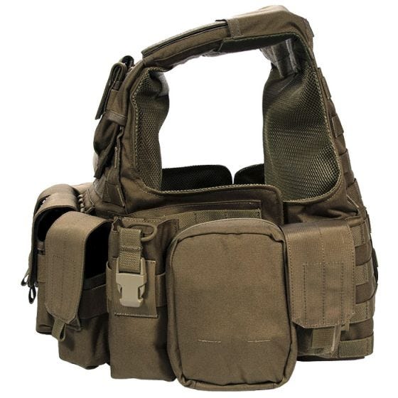 Flyye Force Recon ver. Land Taskullinen Liivi - Coyote Brown