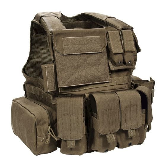 Flyye Force Recon ver. Land Taskullinen Liivi - Coyote Brown