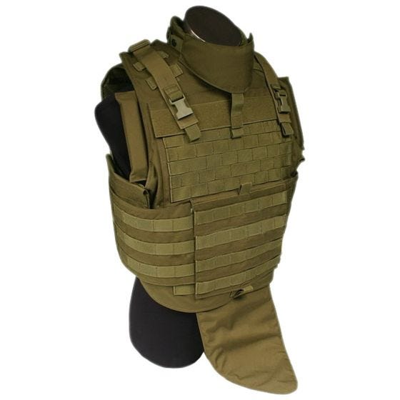 Flyye MTV MOLLE-liivi - Coyote Brown