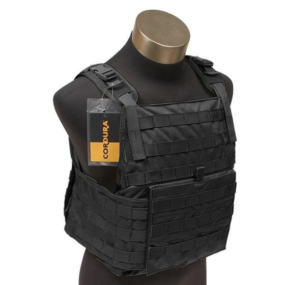 Flyye PC Suojalevyliivi MOLLE-tyylinen - Musta