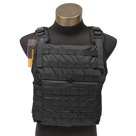 Flyye PC Suojalevyliivi MOLLE-tyylinen - Musta