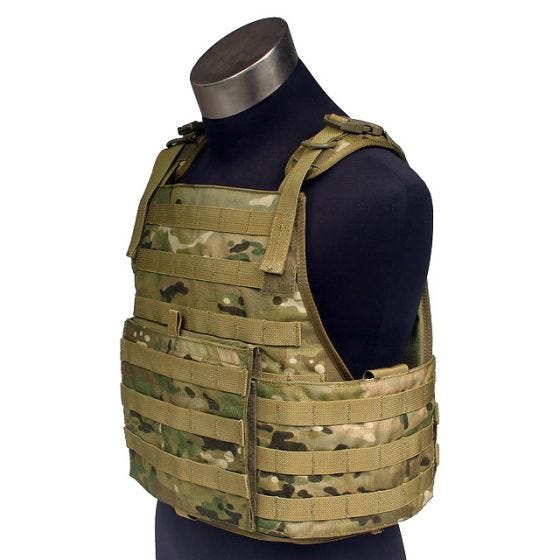 Flyye PC Suojalevyliivi MOLLE-tyylinen - MultiCam